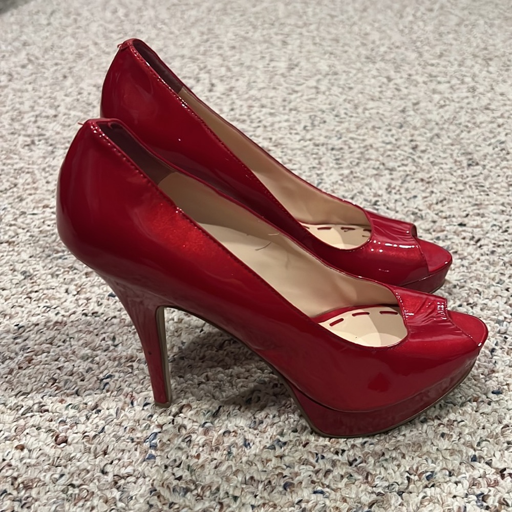 Ruby Red Pumps - image 2
